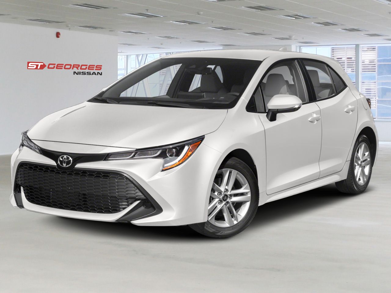 Toyota Corolla &agrave; hayon 2019 Blanc Saint-Georges - photo #0
