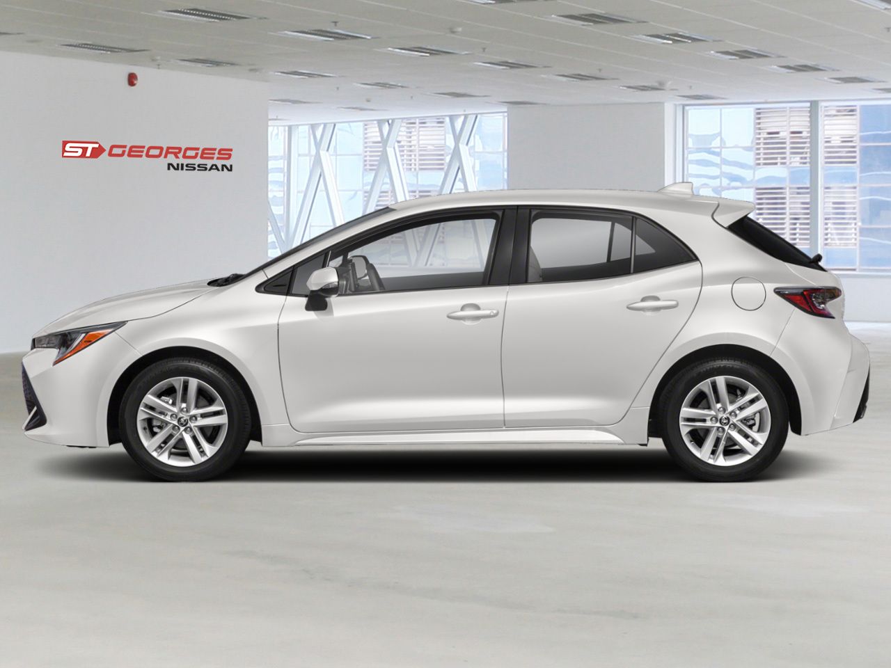 Toyota Corolla &agrave; hayon 2019 Blanc Saint-Georges - photo #2