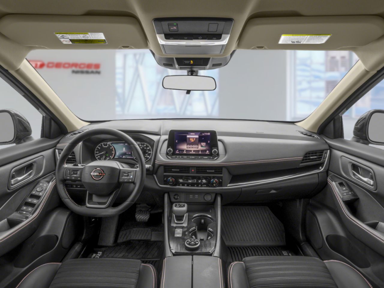 NISSAN Rogue 2026 Blanc Everest nacr&eacute; triple couche Saint-Georges - photo #5