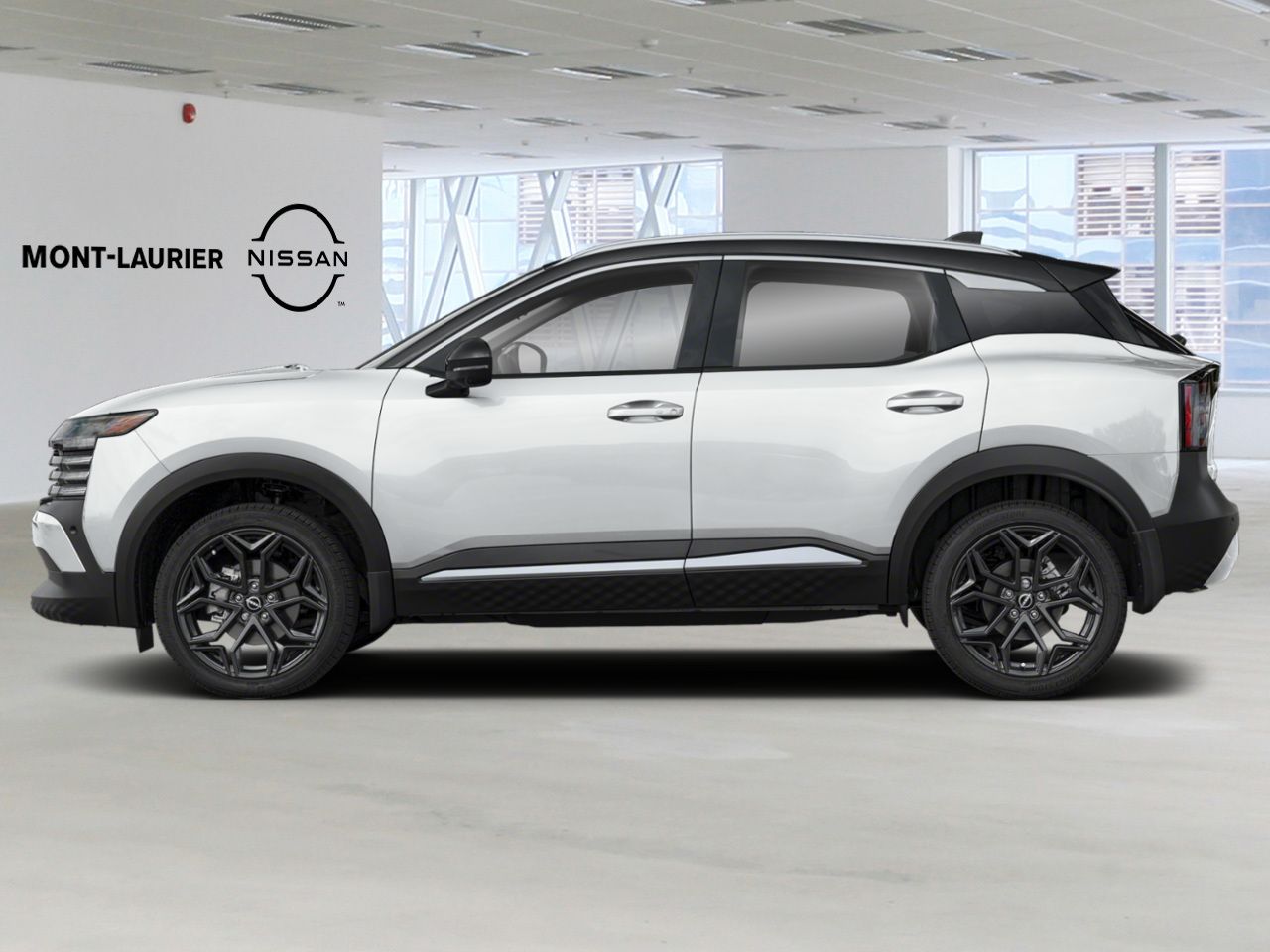 2026 NISSAN Kicks Aspen White TriCoat/Super Black Mont-Laurier - photo #1