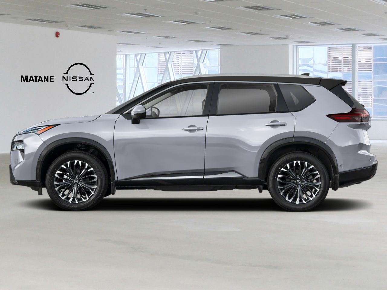 2025 NISSAN Rogue 2-Tone Boulder Grey Pearl Matane - photo #2