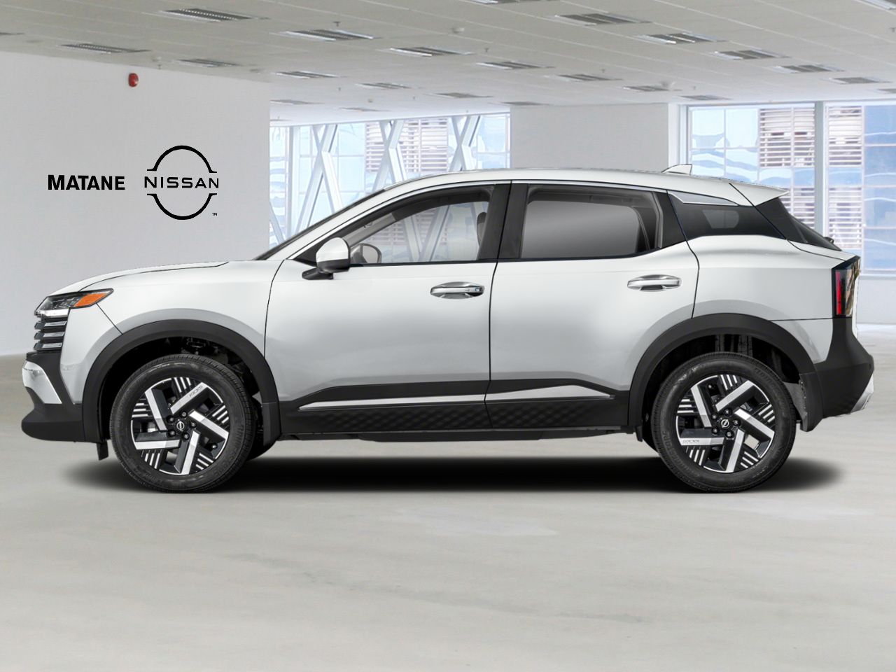 NISSAN Kicks 2026 Blanc d'Aspen triple couche/Noir intense Matane - photo #2