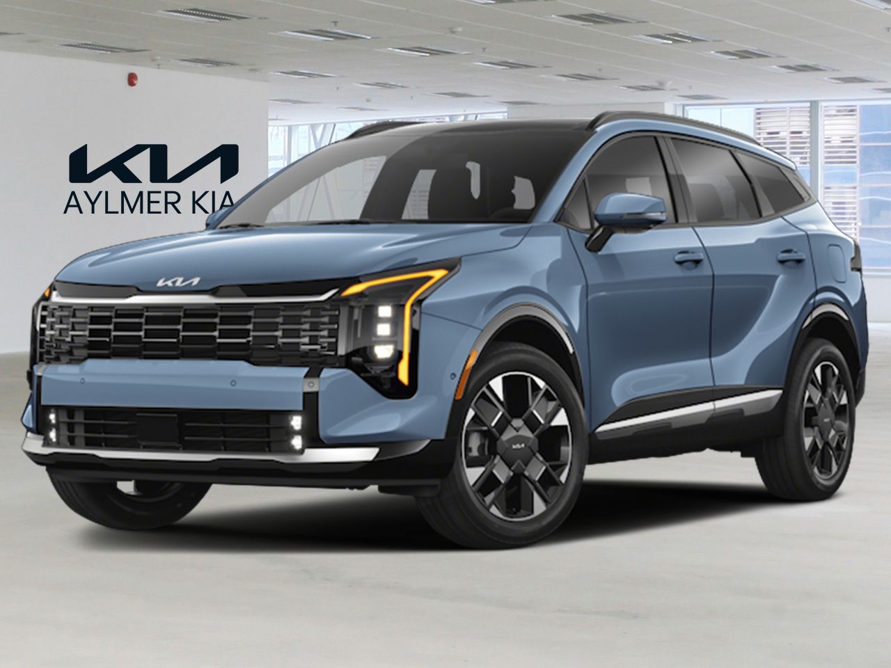 KIA SPORTAGE EX PREMIUM INT. NOIR 2026 Bleu Gatineau - photo #0