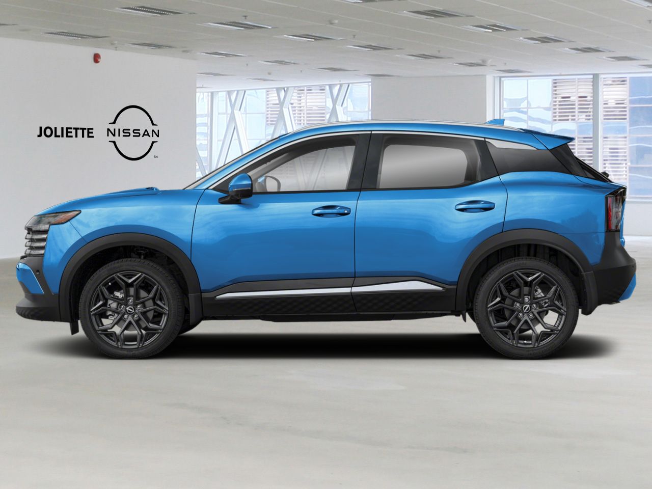 2026 NISSAN Kicks Artic Ice Blue Metallic/Super Black Joliette - photo #1