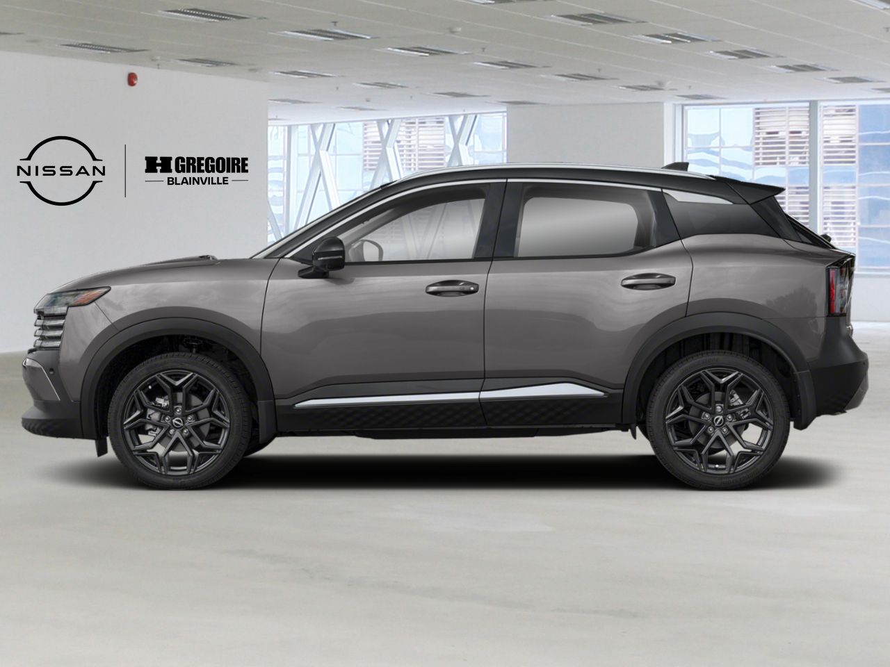 Nissan Kicks 2026 Blanc d'Aspen triple couche/Noir intense Blainville - photo #1