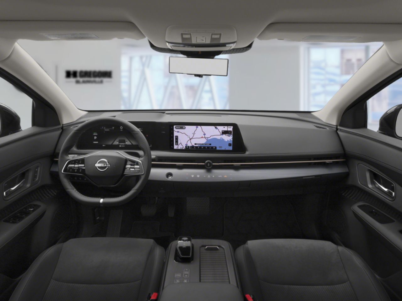 Nissan ARIYA 2026 Blanc Everest nacr&eacute; triple couche/Diamant noir nacr&eacute; Blainville - photo #5