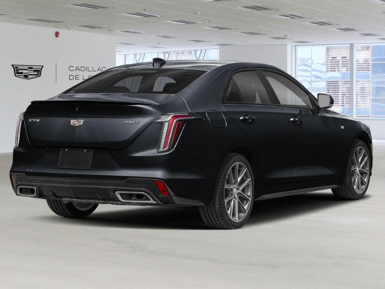 2026 CADILLAC CT4 CT4 SEDAN 2.0L TURBO SPORT AWD (1SE) Black Raven Laval - photo #1
