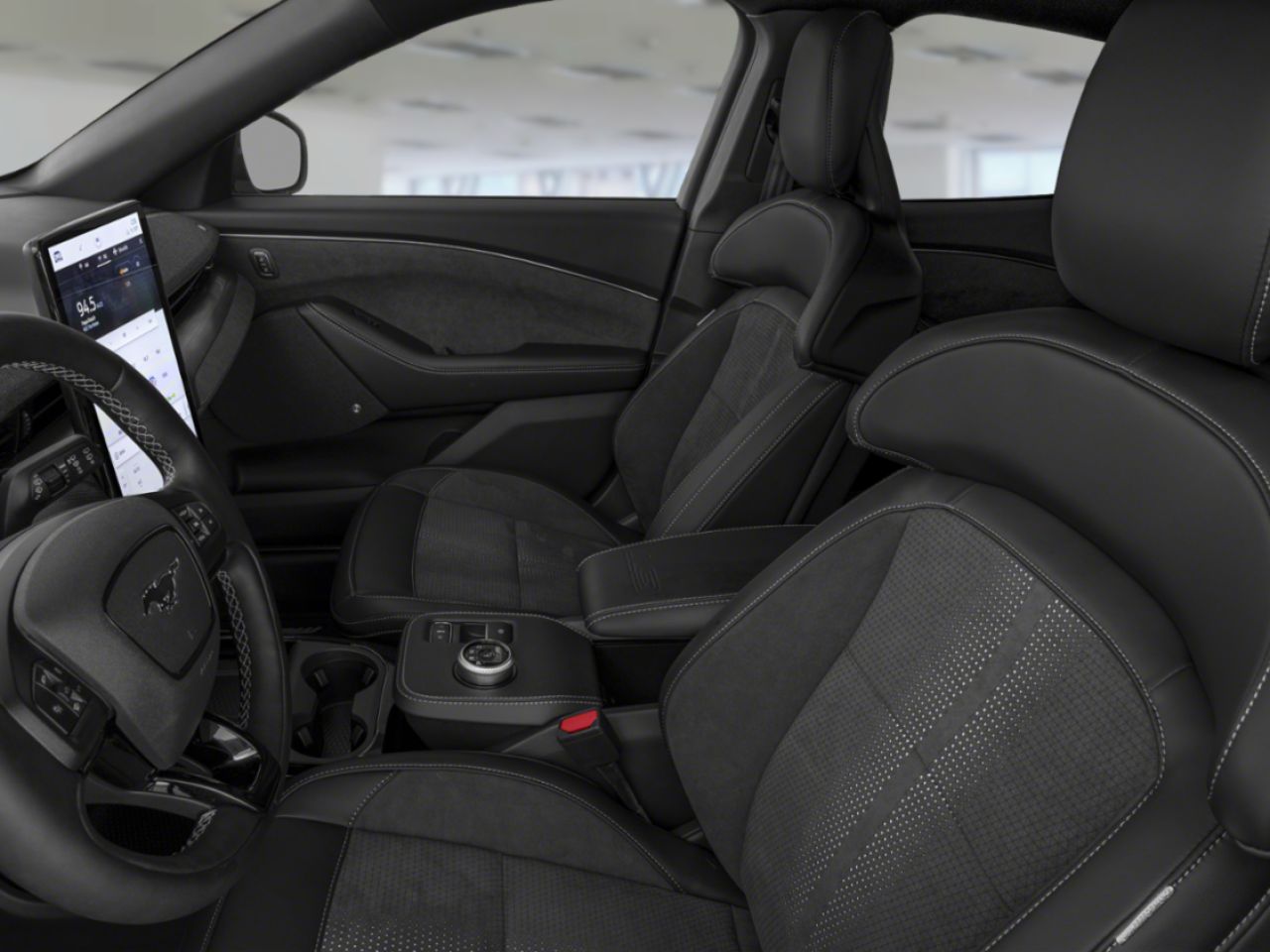 2025 Ford Mustang Mach-E Star White Metallic Tri-Coat Sainte-Julienne - photo #11