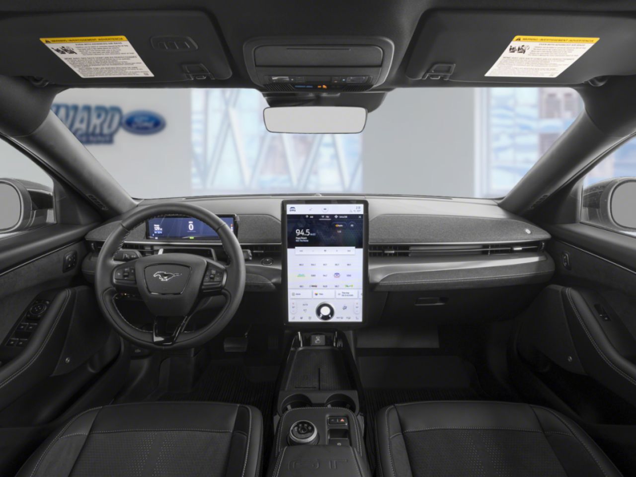 2025 Ford Mustang Mach-E Star White Metallic Tri-Coat Sainte-Julienne - photo #3