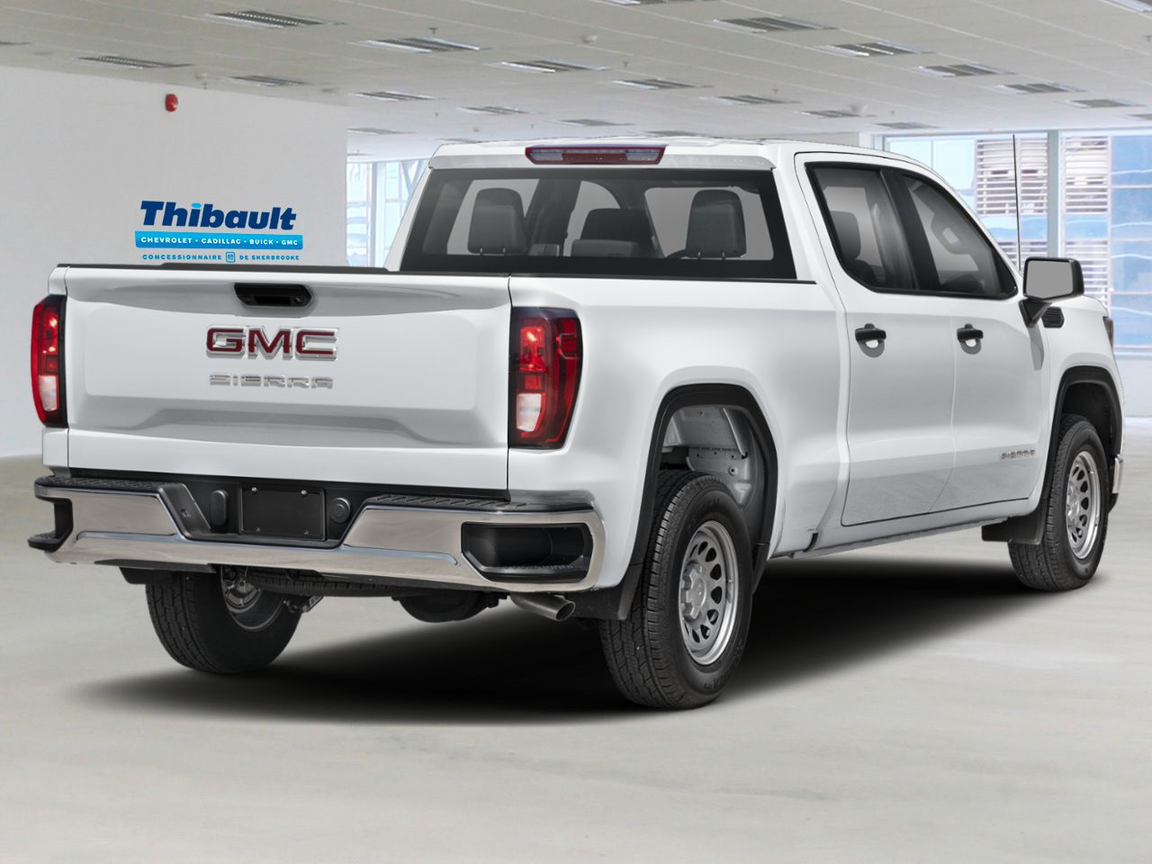 GMC SIERRA 1500 Pro cabine multiplace 4RM 157 po 2026 Blanc Sherbrooke - photo #2