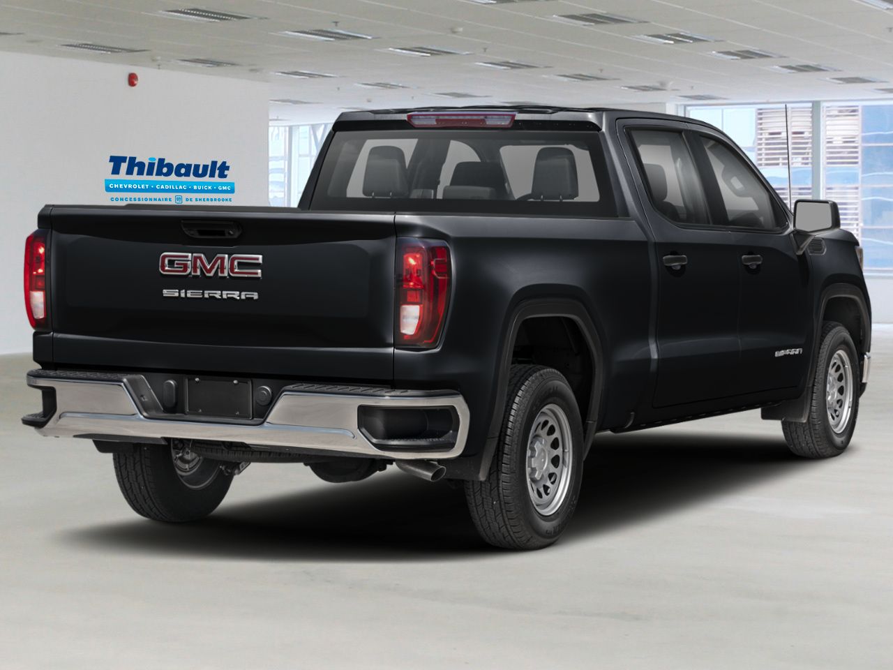 GMC SIERRA 1500 Pro cabine multiplace 4RM 157 po 2026 Noir Sherbrooke - photo #2