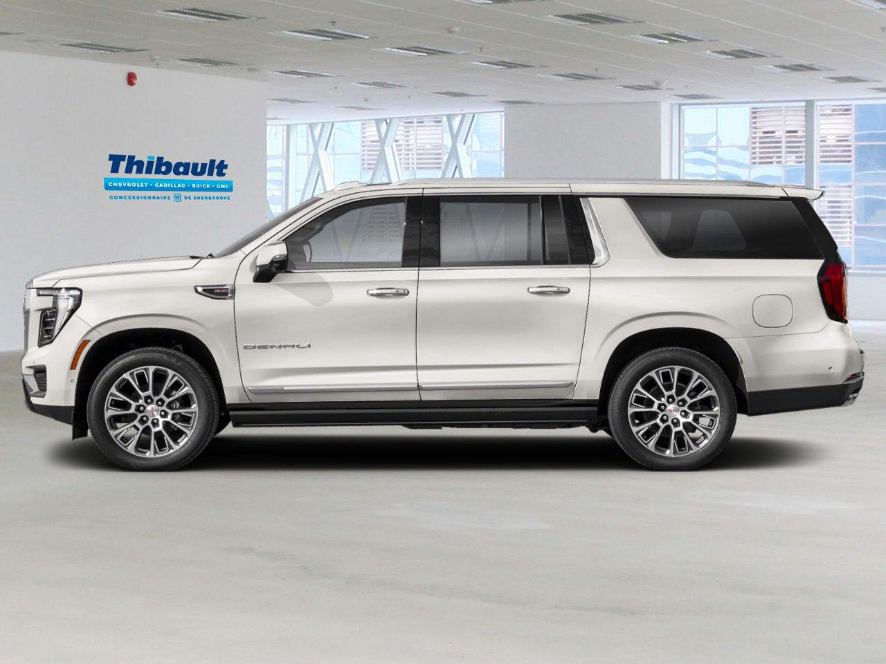 GMC Yukon XL 4 RM 4 portes Denali 2026 Blanc glacier 3 couches Sherbrooke - photo #1