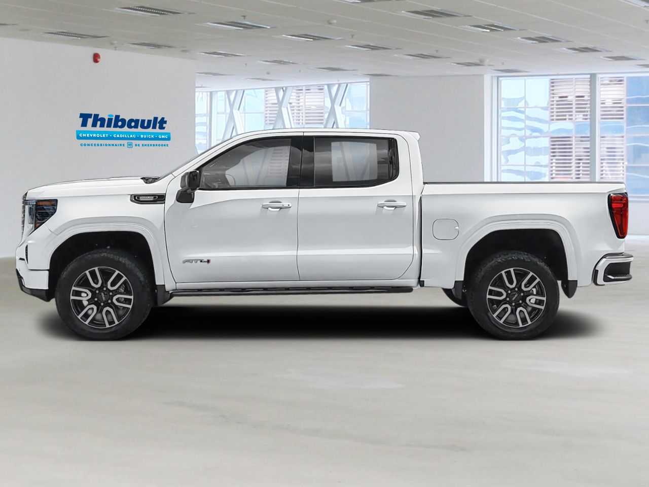 GMC Sierra 1500 AT4 cabine multiplace 4RM 157 po 2026 BLANC SOMMET Sherbrooke - photo #1