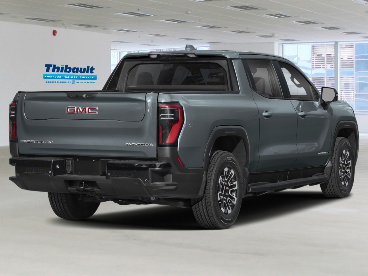 2026 GMC SIERRA EV &Eacute;l&eacute;vation cabine multiplace 4RMe &agrave; autonomie prolong&eacute;e Grey Sherbrooke - photo #1