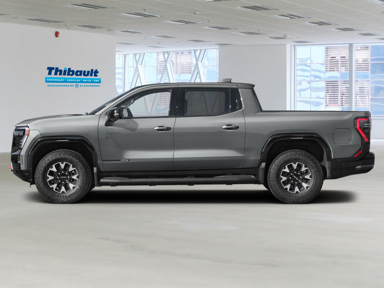 GMC SIERRA EV AT4 cabine multiplace 4RMe &agrave; autonomie maximale 2026 GRIS MAGNUS MAT Sherbrooke - photo #1