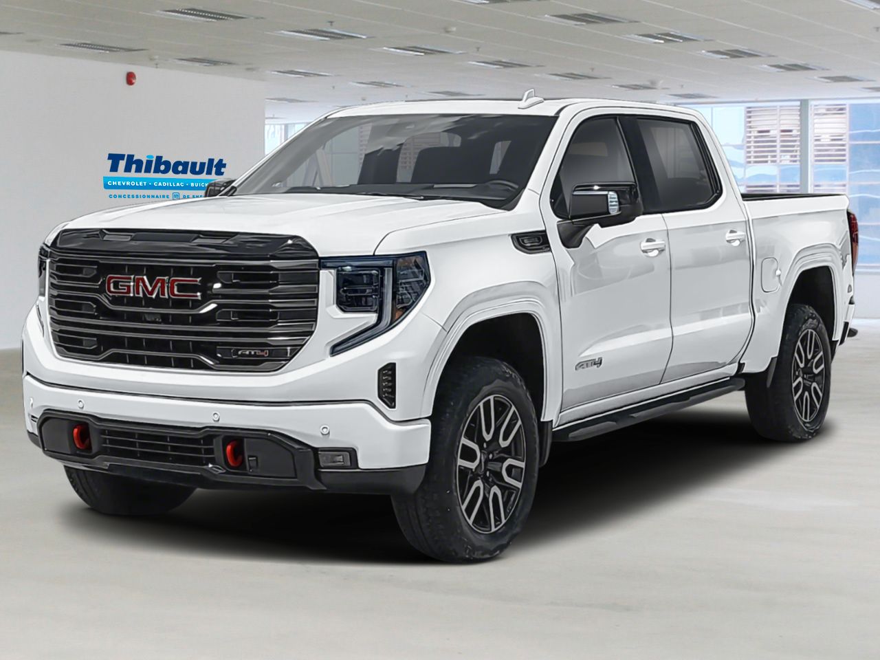 GMC Sierra 1500 AT4 cabine multiplace 4RM 157 po 2026 BLANC SOMMET Sherbrooke - photo #0