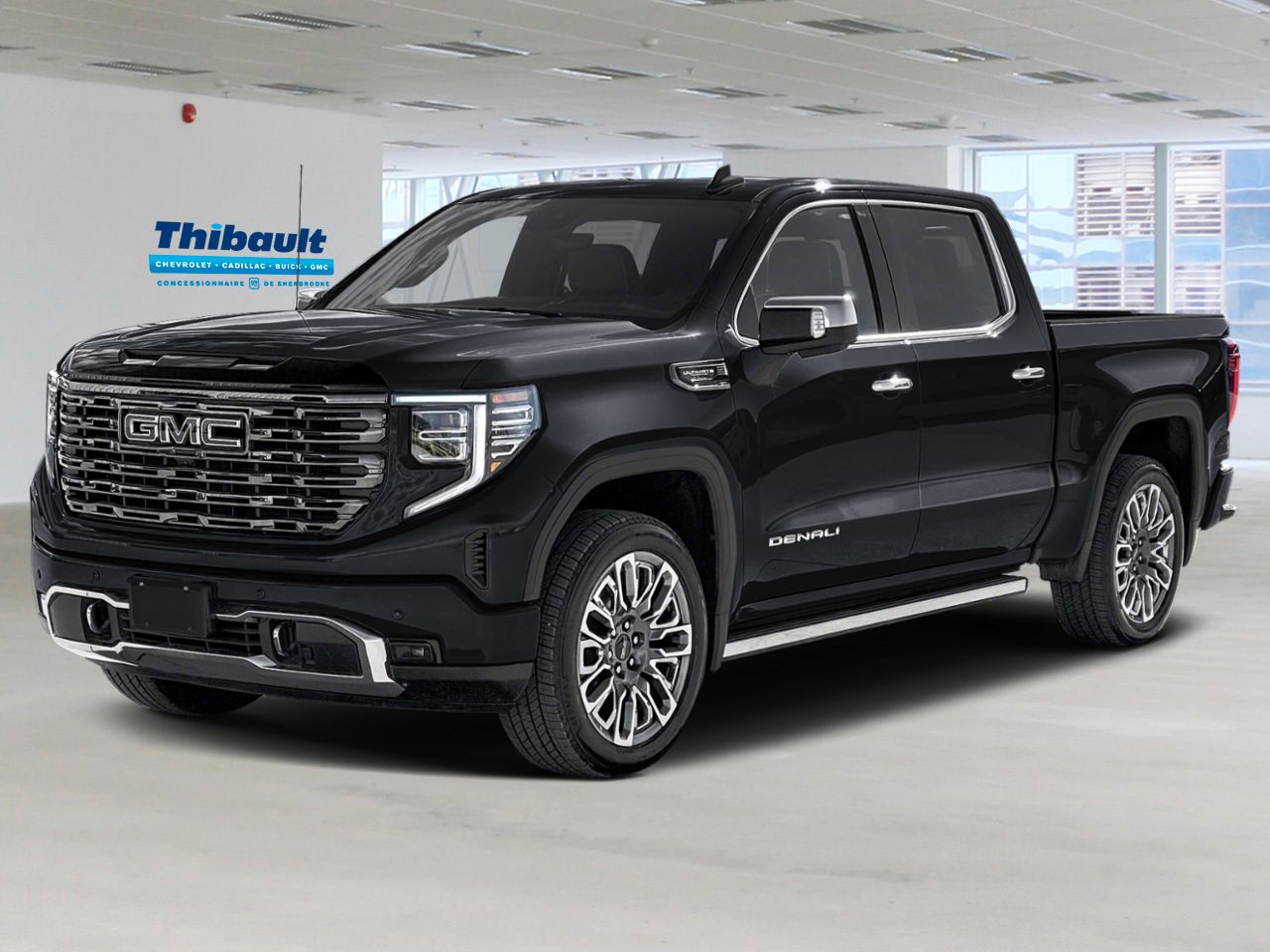GMC Sierra 1500 Denali Ultimate cabine multiplace 4RM 147 po 2025 Noir onyx Sherbrooke - photo #0
