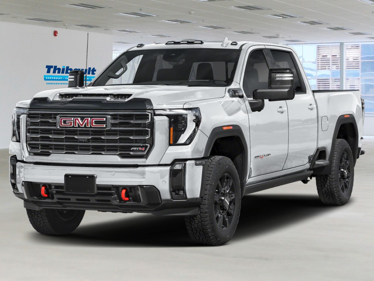 GMC SIERRA 2500HD AT4 cabine multiplace 4RM 159 po 2026 Blanc Sherbrooke - photo #0