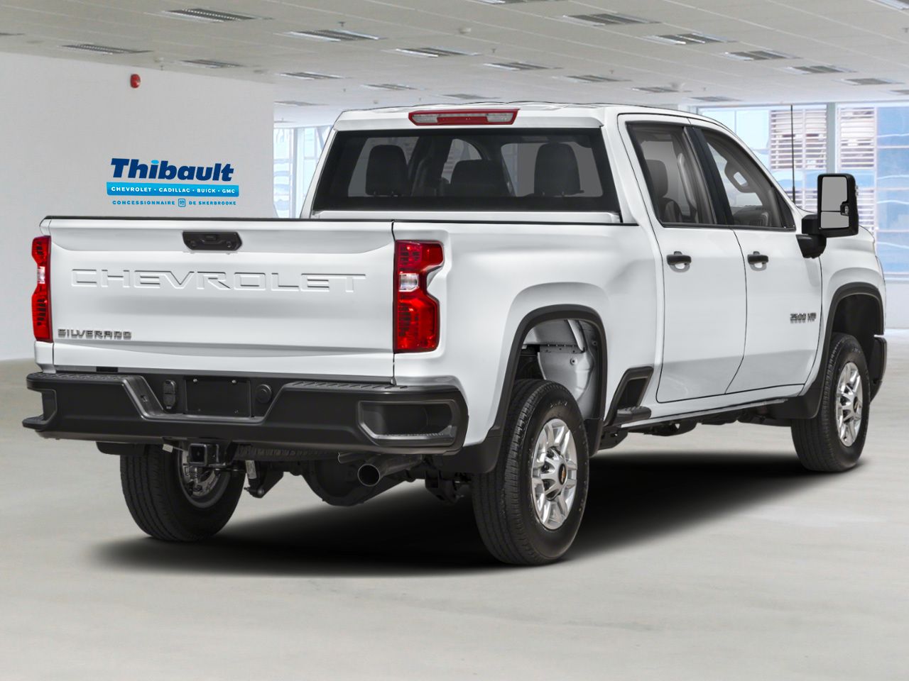 CHEVROLET Silverado 2500HD Custom cabine multiplace 4RM 172 po 2026 BLANC SOMMET Sherbrooke - photo #2
