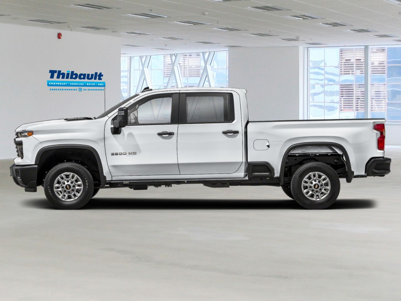 CHEVROLET Silverado 2500HD Custom cabine multiplace 4RM 172 po 2026 BLANC SOMMET Sherbrooke - photo #1