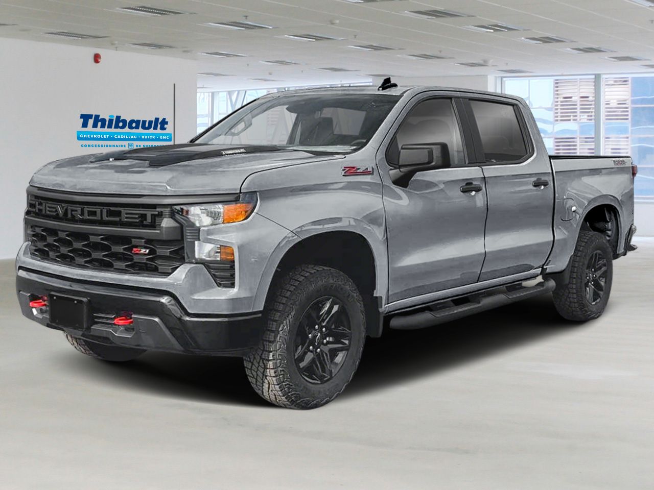 CHEVROLET SILVERADO 1500 Custom Trail Boss cabine multiplace 4RM 157 po 2026 Gris Sherbrooke - photo #0