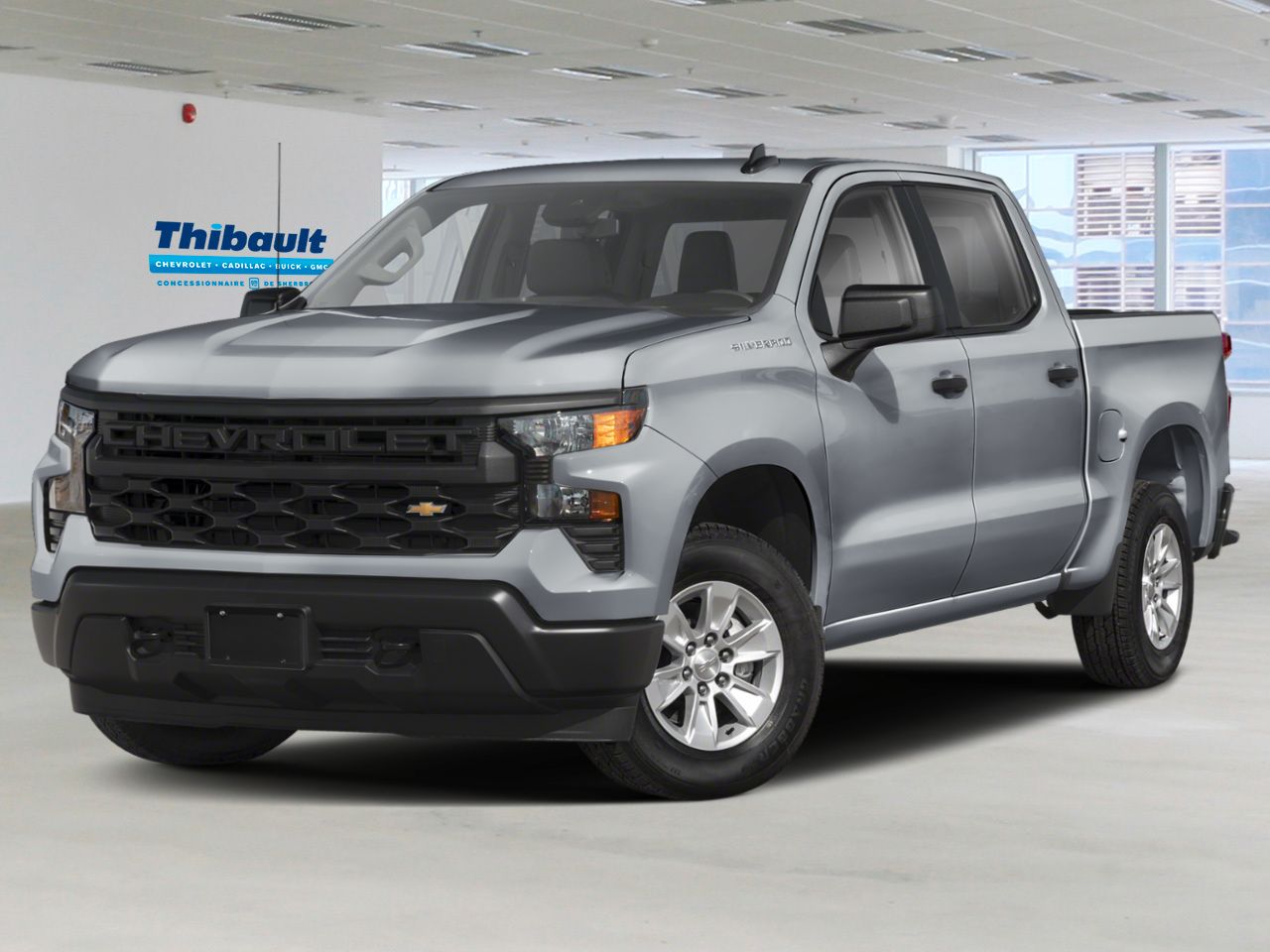 CHEVROLET SILVERADO Custom cabine multiplace 4RM 157 po 2026 Gris Sherbrooke - photo #0