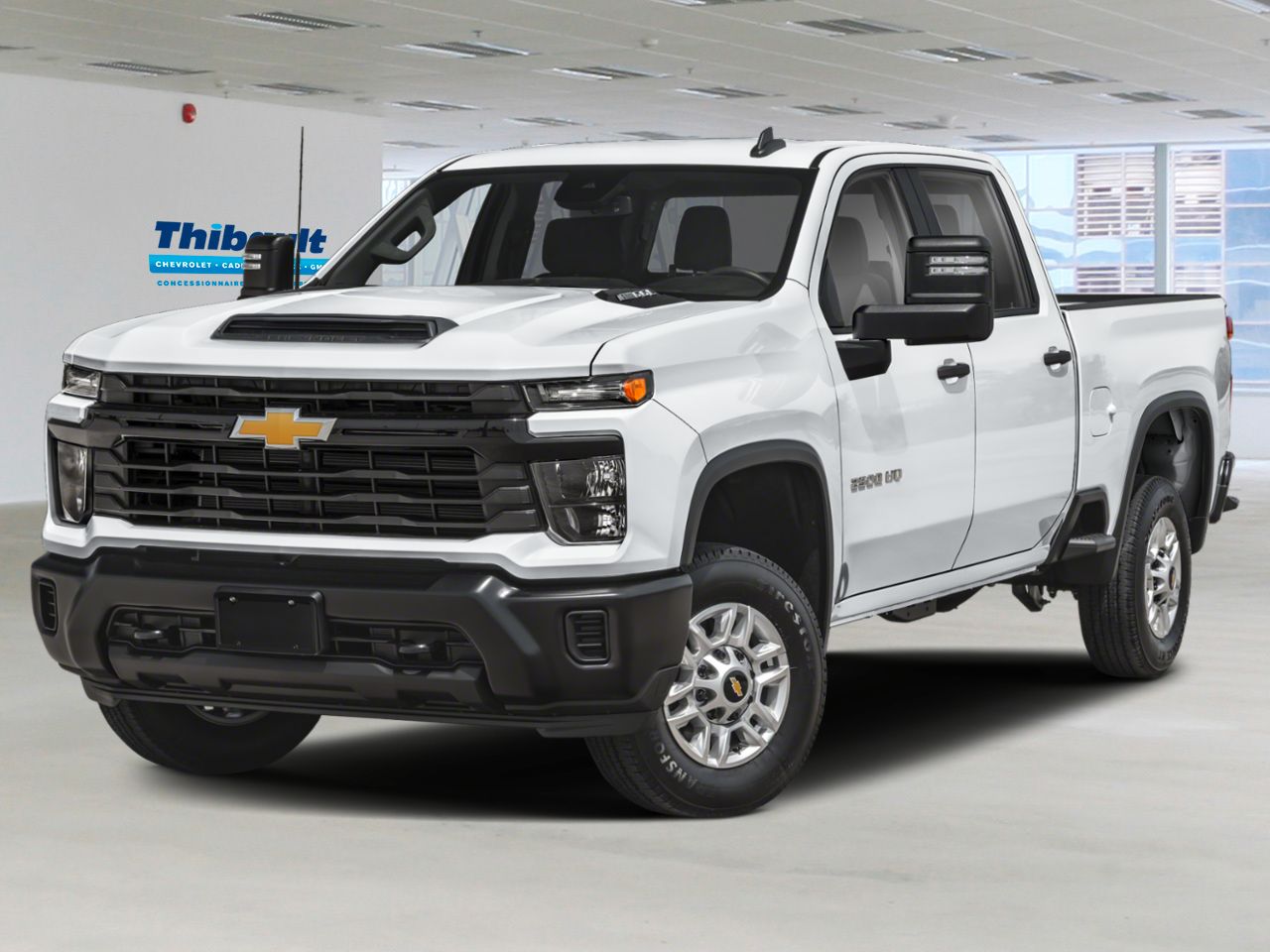 CHEVROLET Silverado 2500HD Custom cabine multiplace 4RM 172 po 2026 BLANC SOMMET Sherbrooke - photo #0