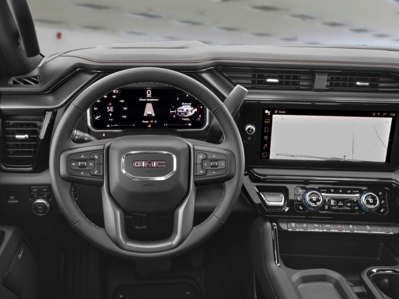 2026 GMC SIERRA 2500HD AT4 cabine multiplace 4RM 159 po ONYX BLACK Sherbrooke - photo #9
