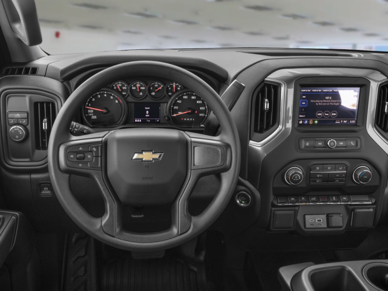 2026 CHEVROLET SILVERADO 1500 Custom cabine multiplace 4RM 157 po White Sherbrooke - photo #4