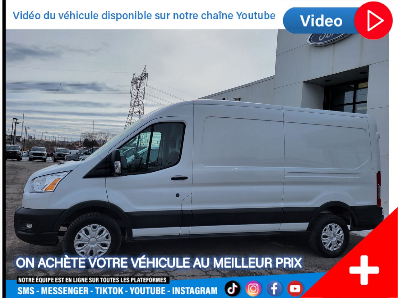 2021 Ford Transit fourgon utilitaire Granby - photo #3