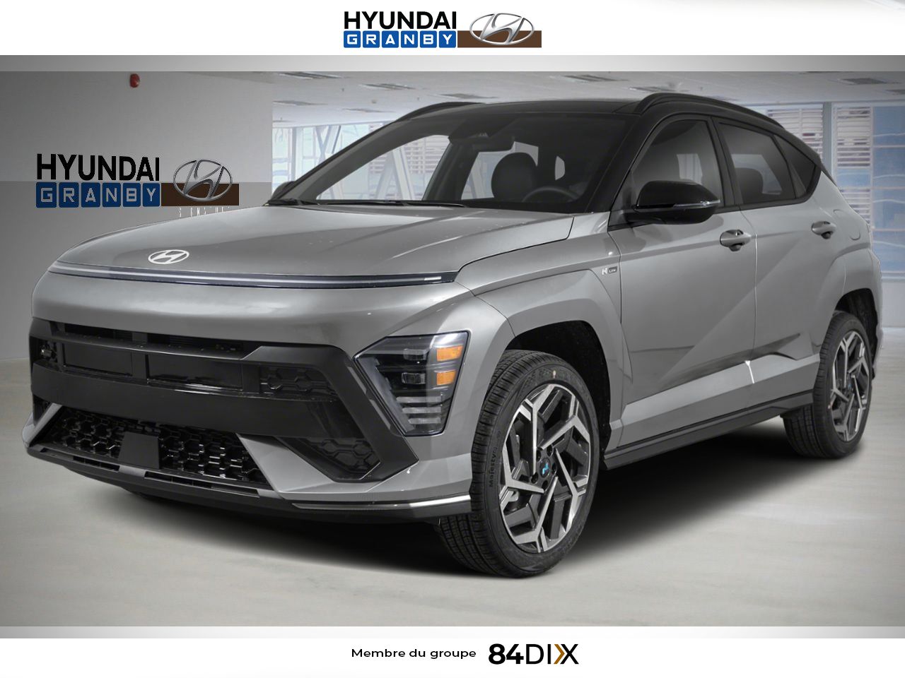 HYUNDAI Kona 2026 Gris cybern&eacute;tique avec toit Noir abyssal Granby - photo #0