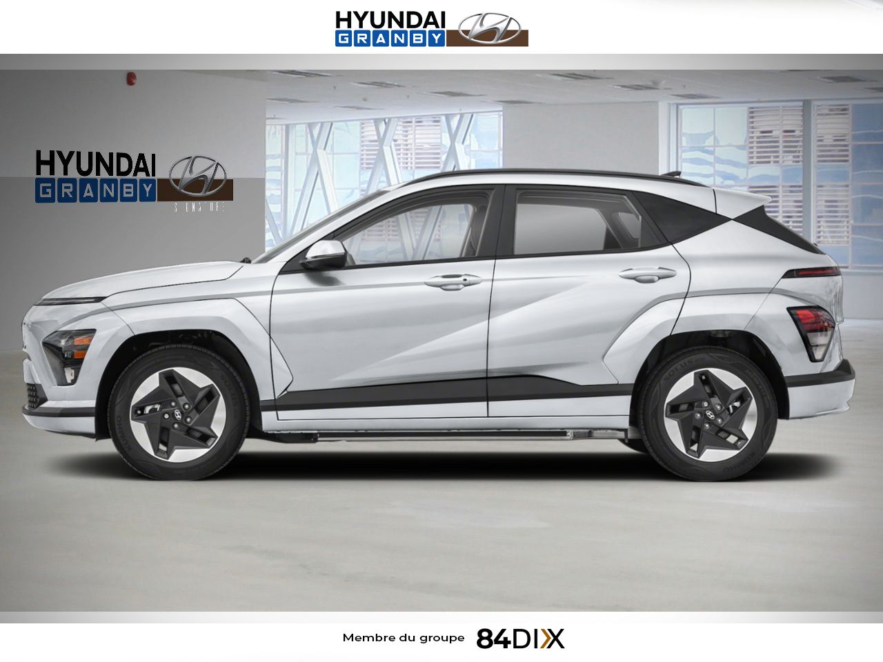 HYUNDAI Kona &eacute;lectrique 2026 Blanc Atlas Granby - photo #2