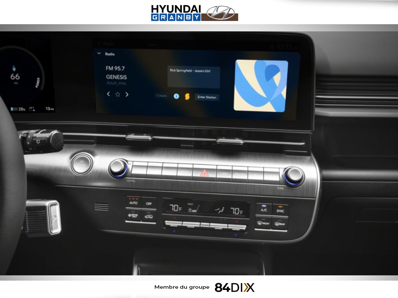 HYUNDAI Kona &eacute;lectrique 2026 Blanc Atlas Granby - photo #10