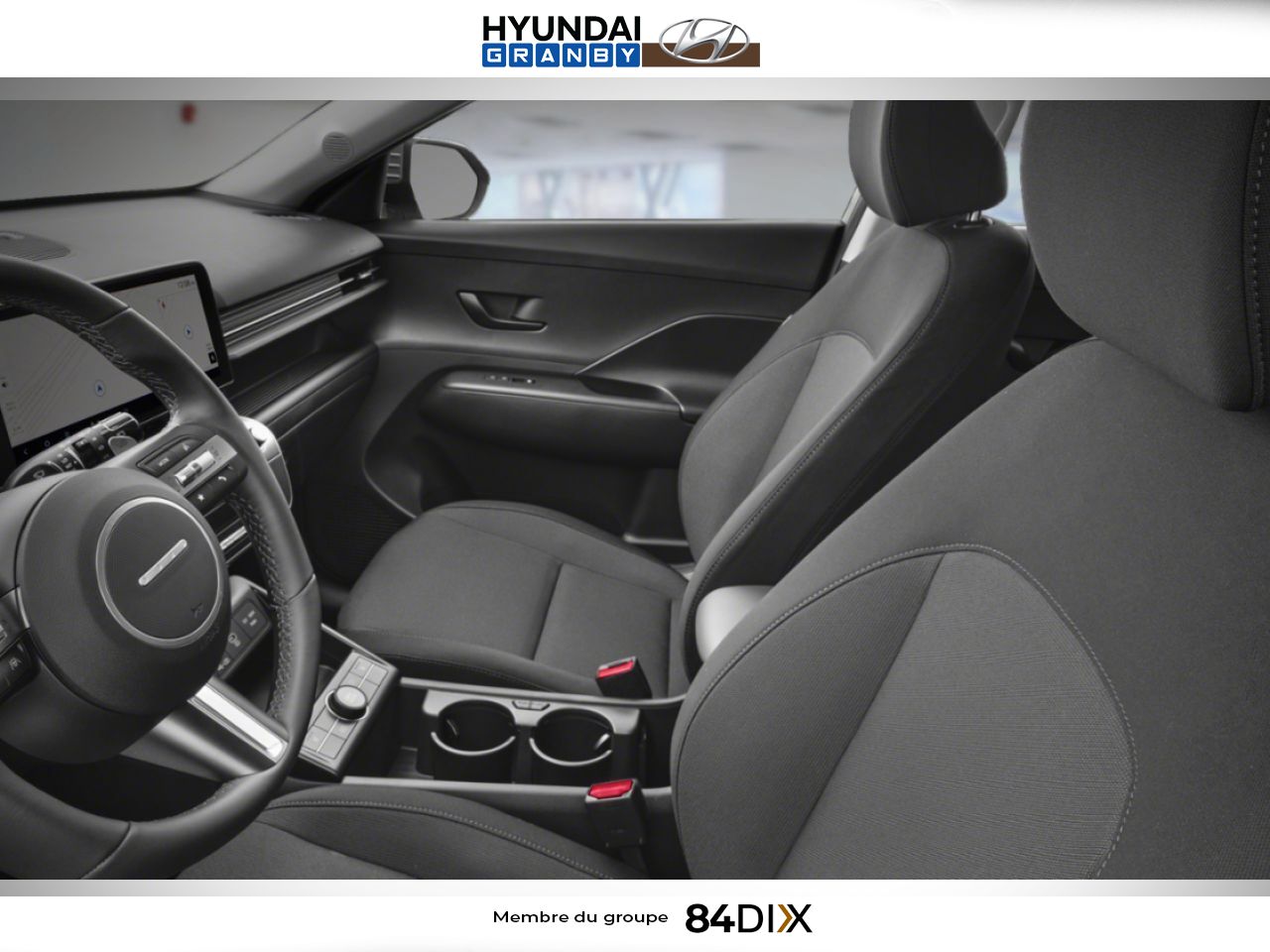 HYUNDAI Kona &eacute;lectrique 2026 Blanc Atlas Granby - photo #7