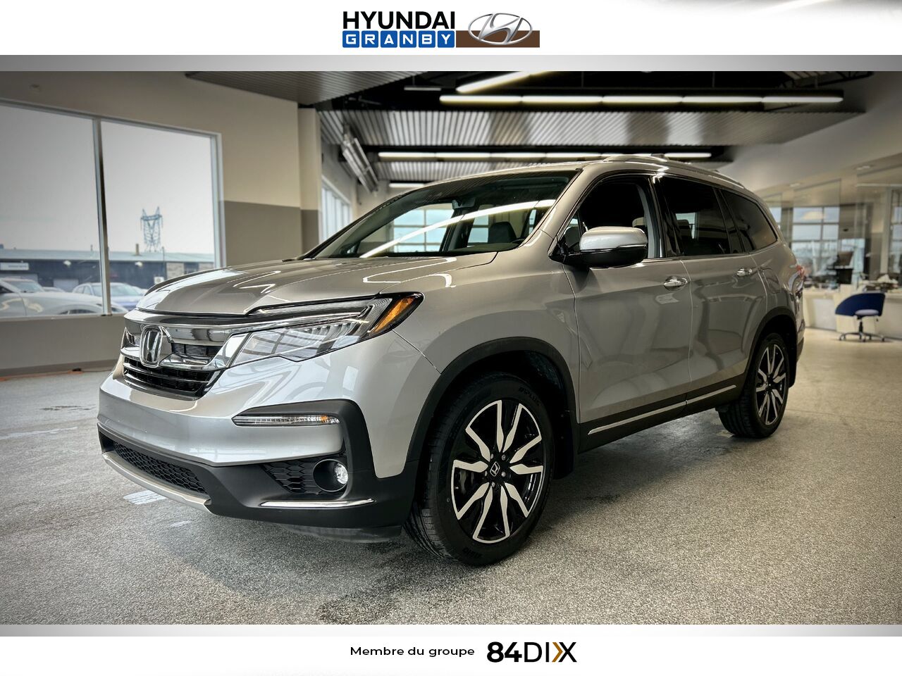 2019 Honda Pilot Silver Granby - photo #3