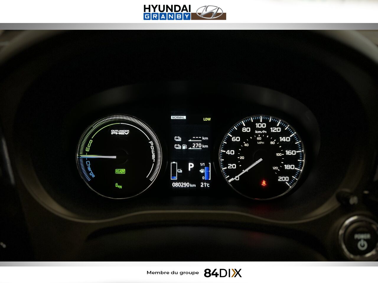 Mitsubishi Outlander PHEV 2018 Gris Granby - photo #13