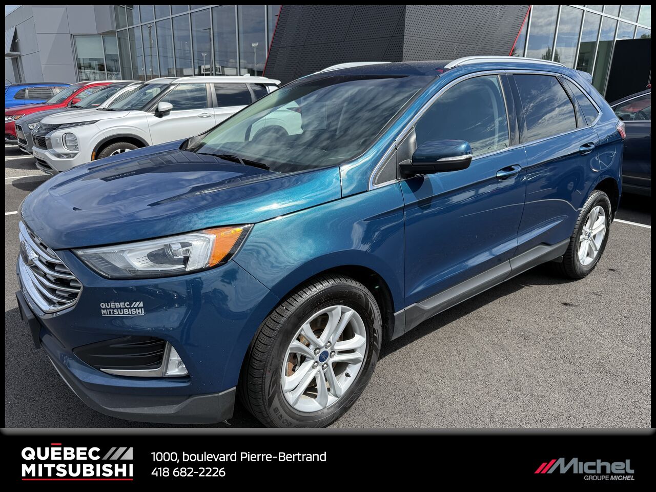 2020 Ford Edge SEL, Awd, Volant chauffant, Démarreur, Navigation Blue Quebec city - photo #0
