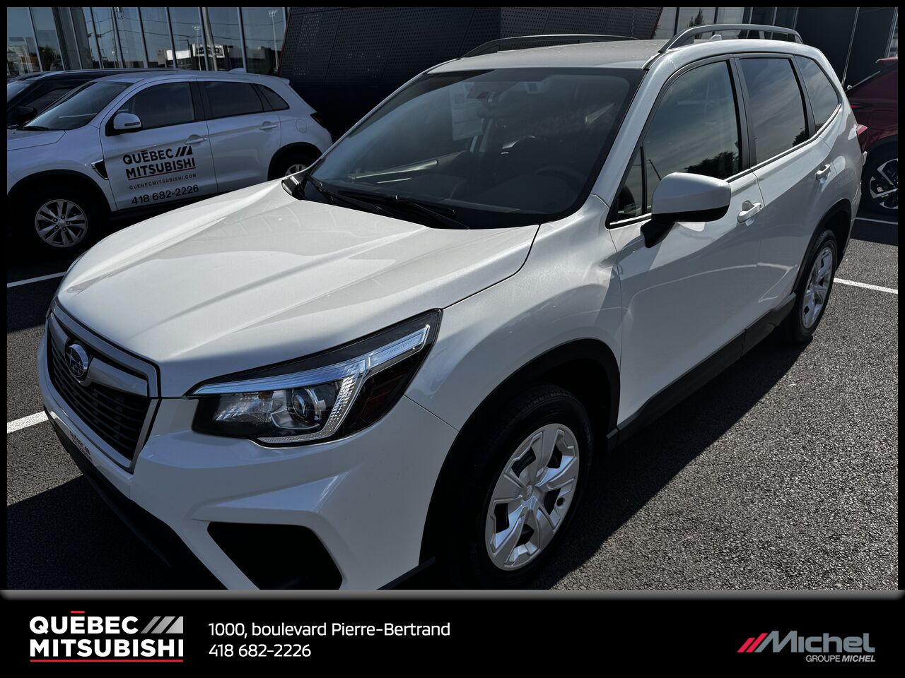 2020 Subaru Forester 2.5i, Awd, Sièges chauffants, Aides à la conduite, Android Auto/Apple Carplay White Quebec city - photo #0