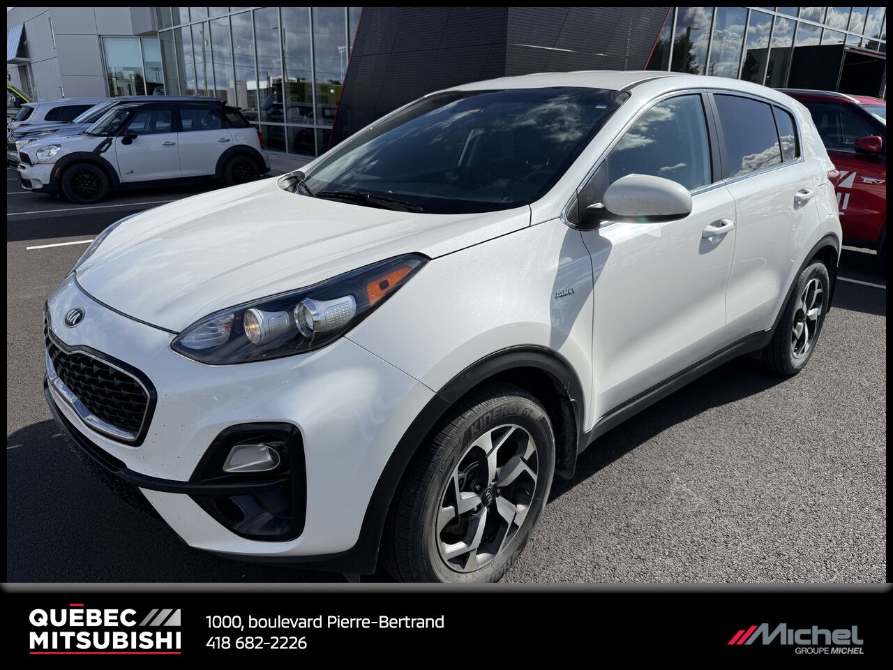Kia Sportage LX Traction Intégrale, Sièges chauffants, Apple Carplay/Android Auto 2020 Blanc Ville de Québec - photo #0