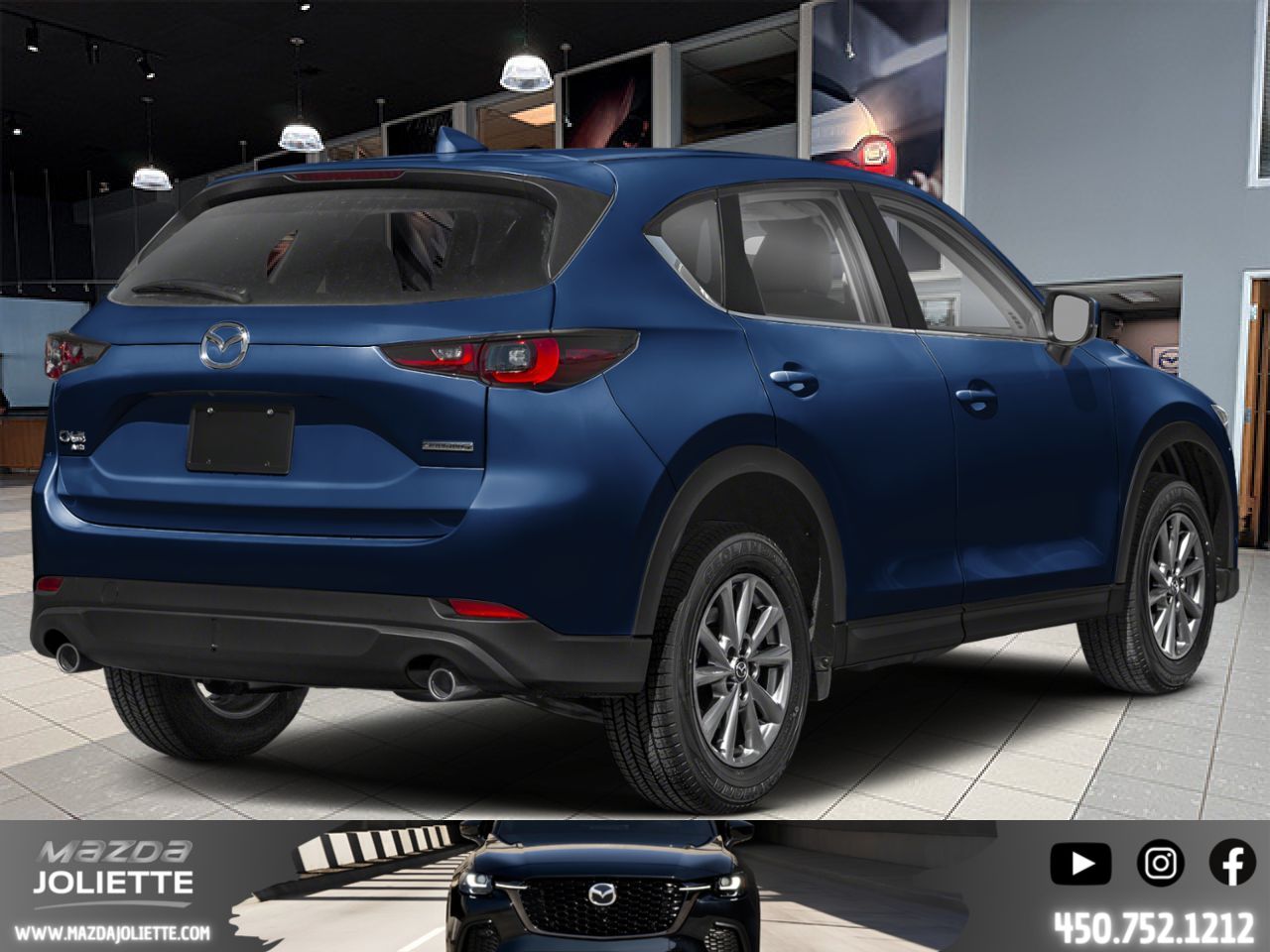 MAZDA CX-5 2025 Bleu cristal foncé mica Notre-Dame-des-Prairies - photo #2