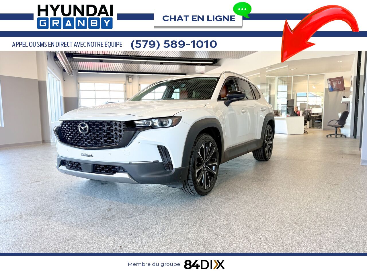 Mazda CX-50 2023 Blanc Granby - photo #2