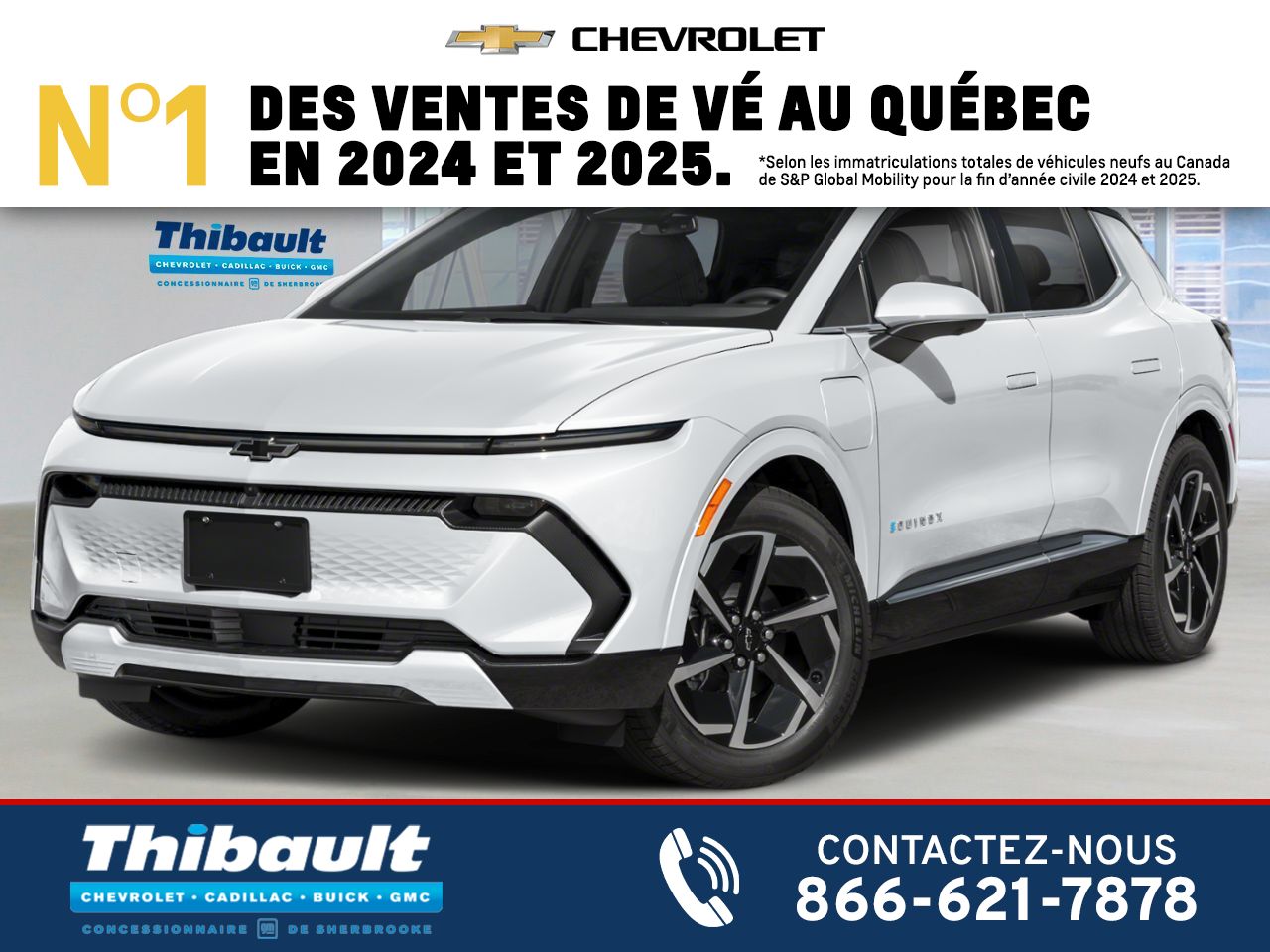 2026 CHEVROLET EQUINOX EV 4 portes - LT White Sherbrooke - photo #0
