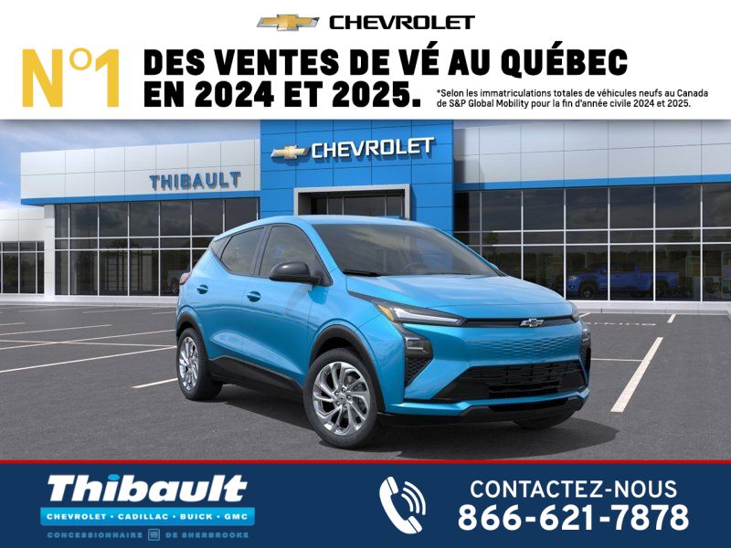 CHEVROLET Bolt Traction avant 4 portes LT 2027 BLEU MARINA METALLISE Sherbrooke - photo #0