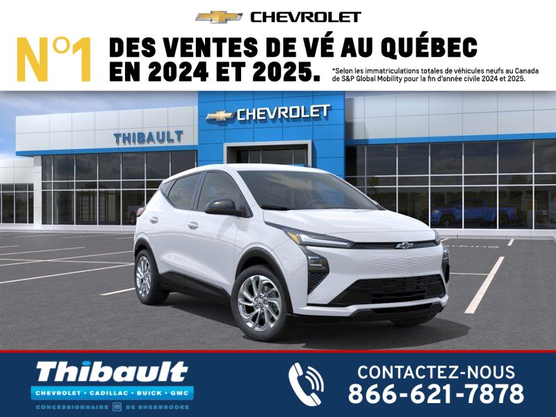 CHEVROLET Bolt Traction avant 4 portes LT 2027 BLANC SOMMET Sherbrooke - photo #0