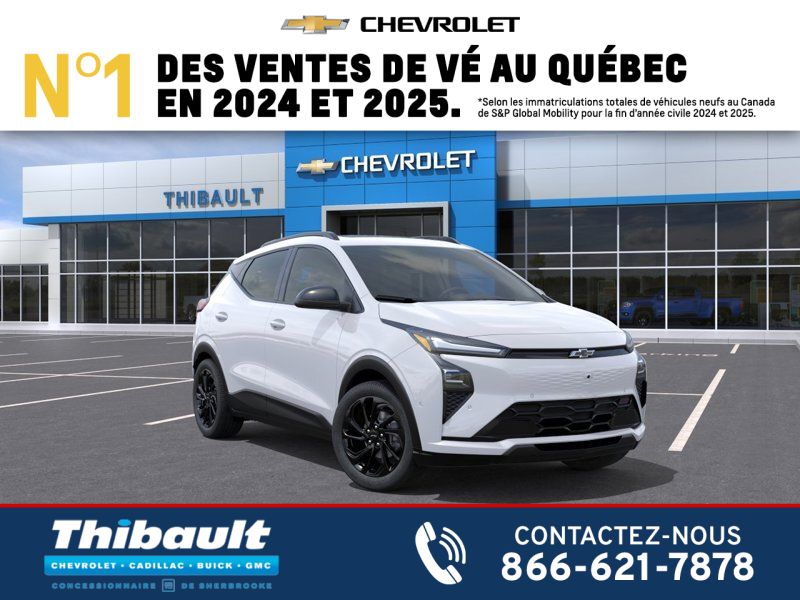 CHEVROLET Bolt RS 4 portes TA 2027 BLANC SOMMET Sherbrooke - photo #0