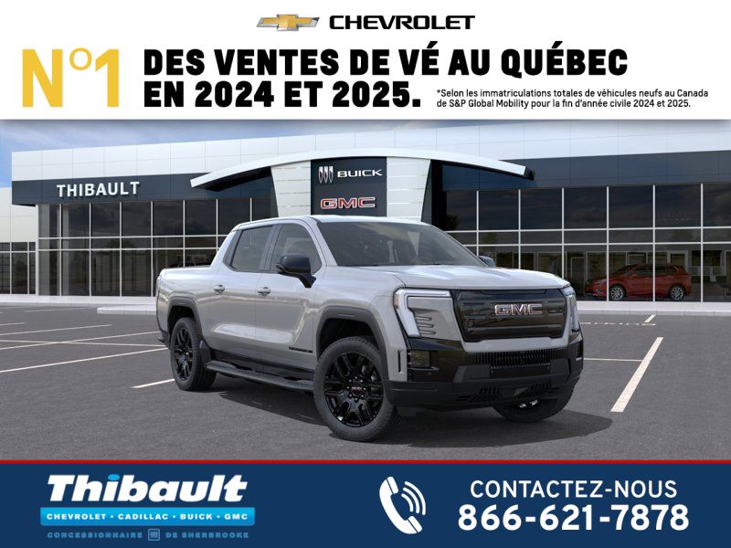 GMC SIERRA EV &Eacute;l&eacute;vation cabine multiplace 4RMe &agrave; autonomie prolong&eacute;e 2026 Gris Sherbrooke - photo #0