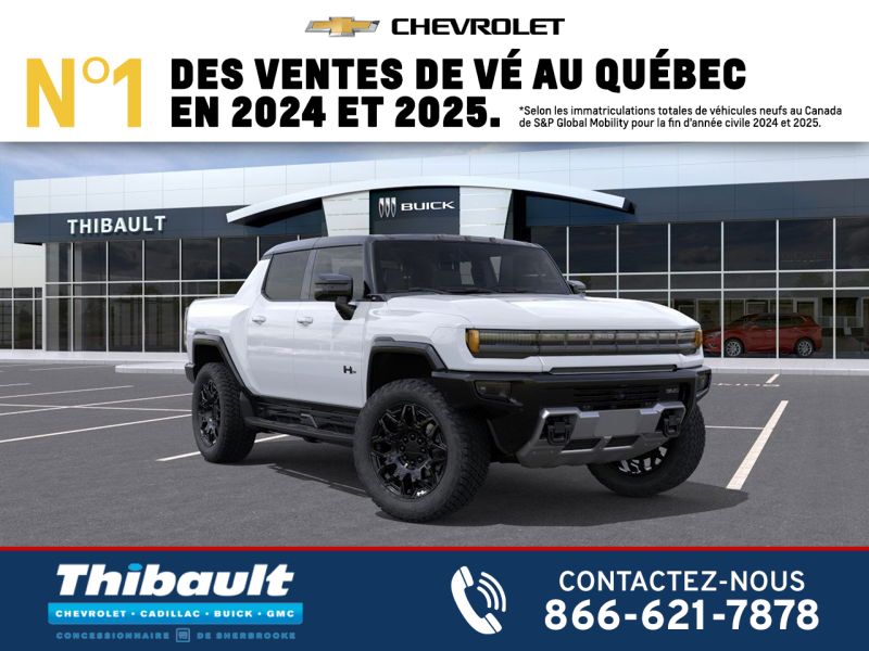 GMC HUMMER EV camion 3X cabine multiplace e4WD 2026 Blanc interstellaire Sherbrooke - photo #0