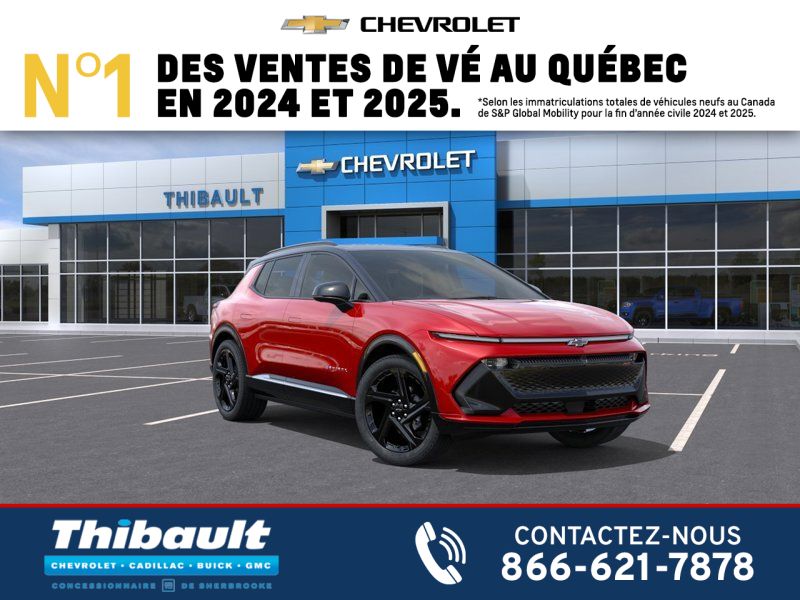 CHEVROLET Equinox EV 4 portes RS 2026 Teinte rouge &eacute;clatant Sherbrooke - photo #0