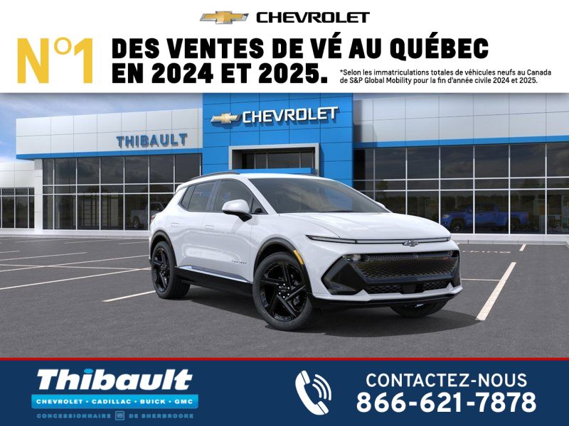 CHEVROLET Equinox EV 4 portes RS 2026 BLANC POLAIRE, TRIPLE COUCHE Sherbrooke - photo #0