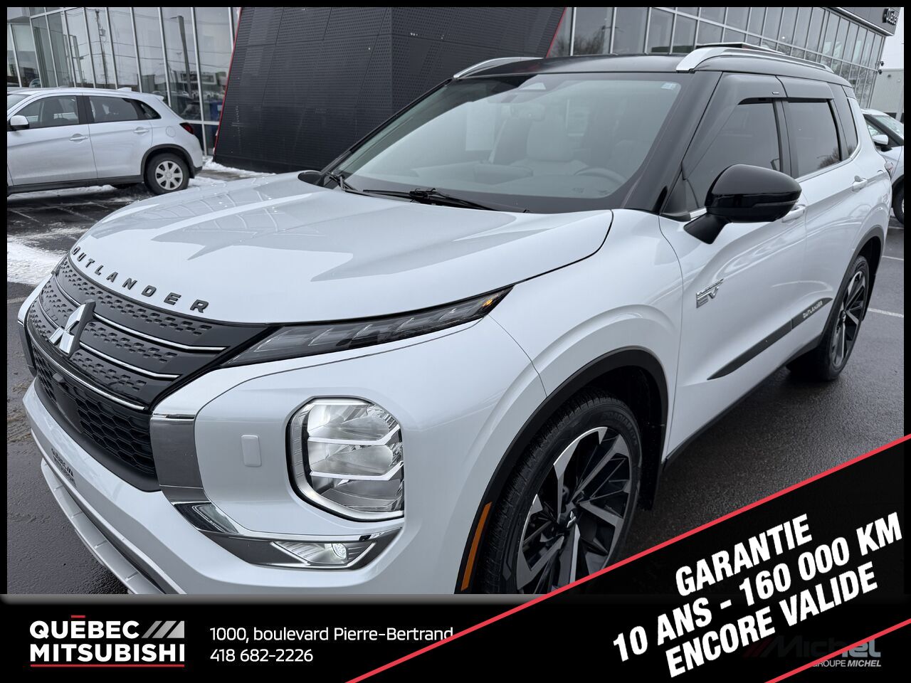 2023 Mitsubishi Outlander Plug-In Hybrid White Saint-Eustache - photo #0